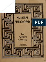 Numeral Philosophy A Study of Numeral Influences 1928