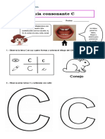 Guía Consonante C - Ca, Co, Cu