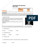 4 Evaluacion Sumativa Lenguaje