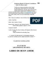 The Project Gutenberg Ebook of Libro de Buen Amor, by Juan Ruiz