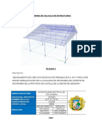 Memoria Descriptiva Estructuras - Bloque 3