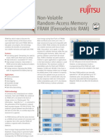 Fujitsu - Non-Volatile Random-Access Memory FRAM (Ferroelectric RAM) - FRAM Stand-Alone Memory Products