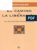 El Camino de La Liberacion - Krishnamurti