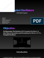 Motion of A Coupled Oscillator (PHY105 Project)