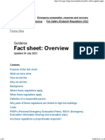 Fire Safety (England) Regs 2022 - Fact Sheet Overview - GOV - Uk