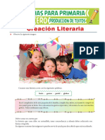 Creación Literaria para Tercero de Primaria