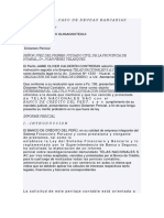 Caso, Telas Nacionales