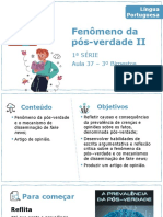 37 - Fenômeno Da Pós Verdade II