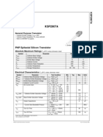 KSP2907A: PNP Epitaxial Silicon Transistor