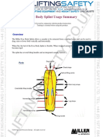 Evac Body Splint Usage Summary