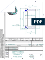 Cuerpo Exterior Buje Rodillo para Mesa 11" Perforadora SKF: Plano de Soldadura