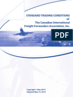 CIFFA Standard Trading Conditions