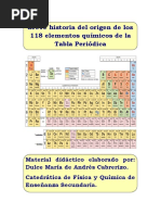 Historia de Los Elementos Químicos