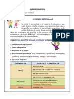 C 2 Guia Informativa Diseño de Sesion de Aprendizaje PRACTICA VI