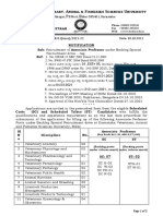 KVAFSU Backlog Notification Asso Professor 2021