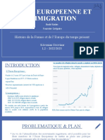 Union Europeenne Et Immigration