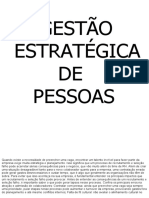 Gestão Estratégica DE Pessoas