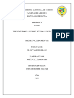 Tarea 4 de Psicopatologia