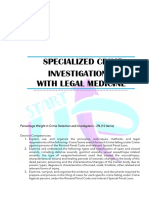 CDI Specialized Crime Investigation 1 With Legal Medicine