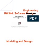 Engineering RW344: Software Design: Bernd Fischer Bfischer@cs - Sun.ac - Za