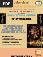 Epistemologia Naturalizada, Evolucionista y Estructuralizada