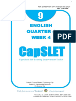 English Quarter 4 Week 4: Capslet