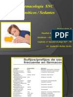 Farmacología SNC Hipnóticos / Sedantes