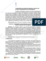 Avaliação Da Resistência Na Interface Madeira e Adesivo em Corpos de Prova Padronizados de Cisalhamento