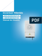 Manual Inversor Hibrido SUN 3.6 5K SG03LP1 PT Ver2.0