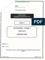 Acc June 2019 GR 11 Paper 1and Memo 2