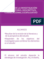 Alcance de La Investigación