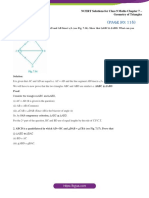 NCERT Solutions For Class 9 Maths Chapter 7 Geometry of Triangles