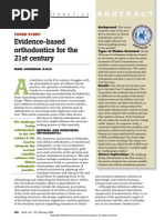 Evidence-Based Orthodontics For The 21st Century: Cover Story