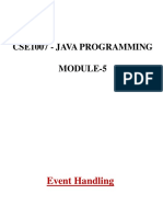 5 JAVA MODULE5 Event Handling