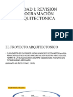 Unidad I Revision Programaciòn Arquitectonico