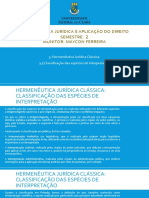 6 Classificação Das Espécies de Interpretação