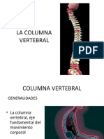 PPT Sesión 03 - La Columna Vertebral