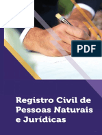 Livro - Unico - Registro Civil de Pessoas Naturais