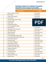 Supergrads Cuet Du Preference List