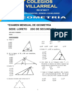 Geometria 2do Examen Mayo Loreto