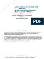 Clase 5 UNMSM - Los Recursos Impugnativos - DERECHO ADMINISTRATIVO Constitucional