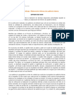 Actividad de Aprendizaje - Elaboración Informe de Auditoría Interna