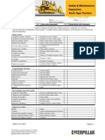 Hoja Check List Tractor Oruga Grande