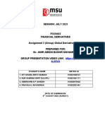 Financial Derivatives Assignment