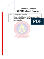 Syllabus of All Programs Offered Indicating CBCS Electives Approved by The Board