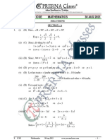 2023 08 30 X ICSE Mathematics Solution