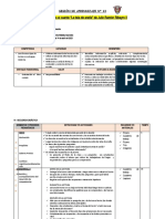 SESIÓN DE APRENDIZAJE 10 Plan Lector Tela de Araña II