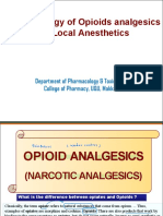 Lect 10 - Opioids and LA