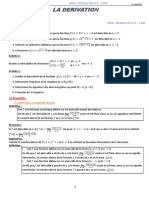 La Derivation Cours 2