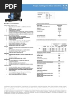 Grupo Electrógeno Diésel Industrial - 50 HZ: Especificaciones Generales KOHLER SDMO Calidad Superior